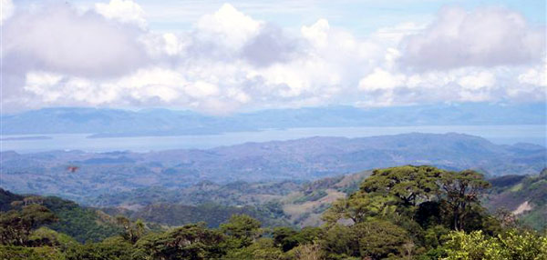 Every room and the restaurant have this view of the Gulf of Nicoya.